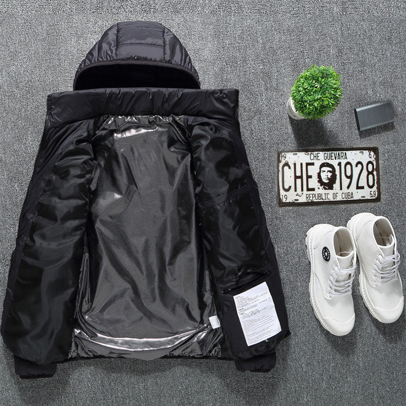 Men's USB heated jacket with removable hood – photo 8