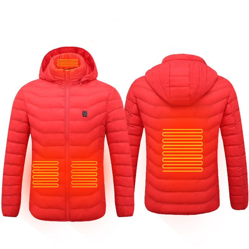 Men's USB heated jacket with removable hood – photo 26