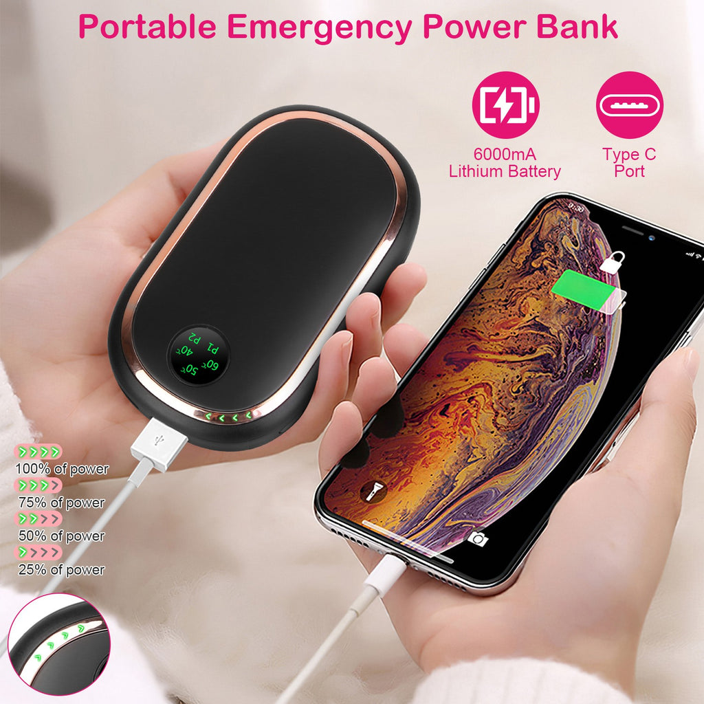 Rechargeable 6000mAh hand warmer and power bank – photo 3