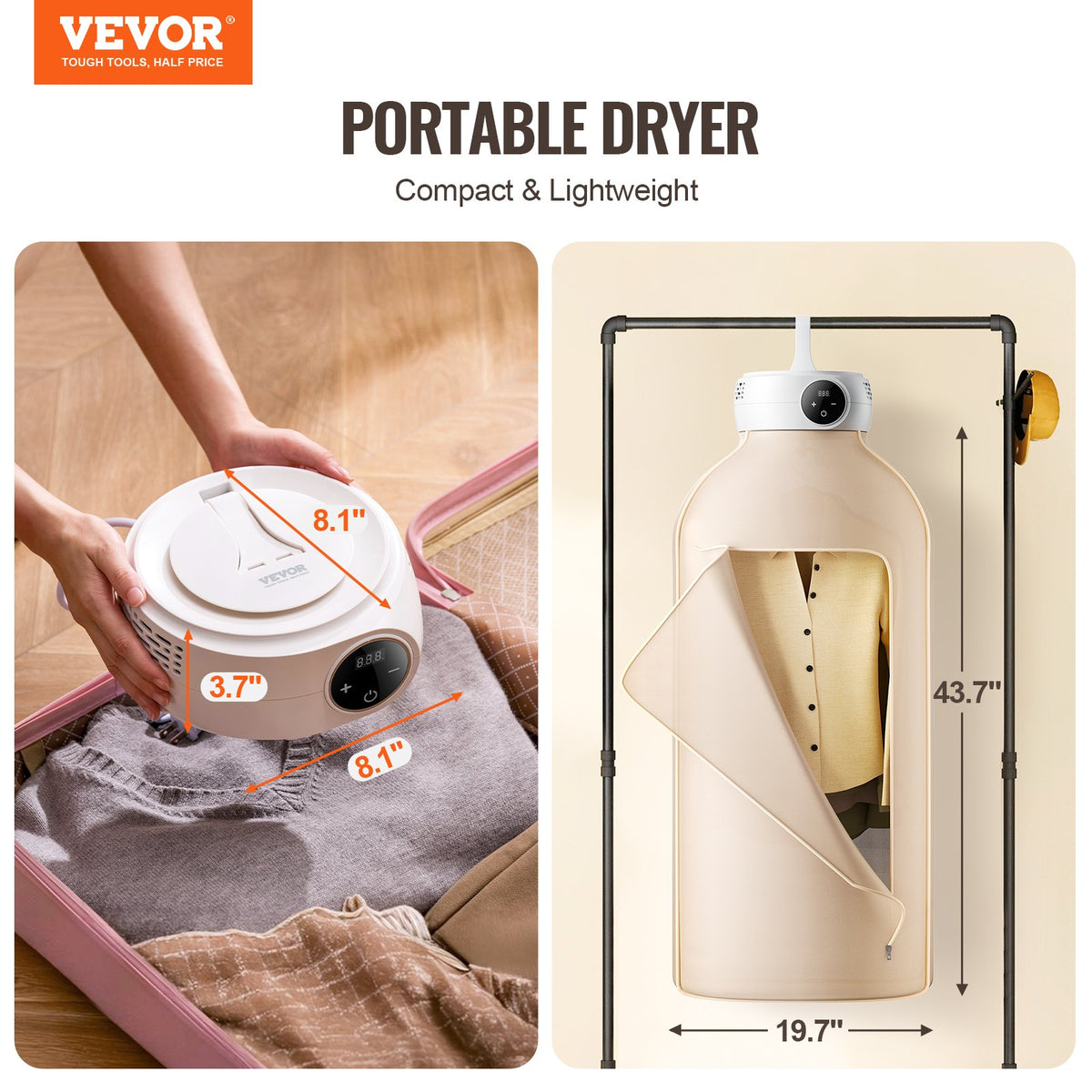 Portable clothes dryer with drying bag – photo 3