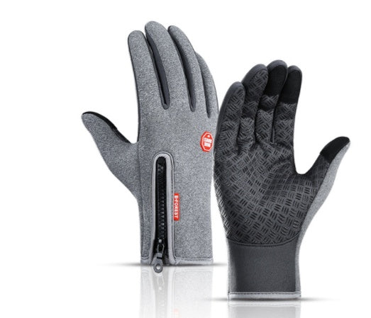 Touchscreen fleece-lined winter gloves – photo 3
