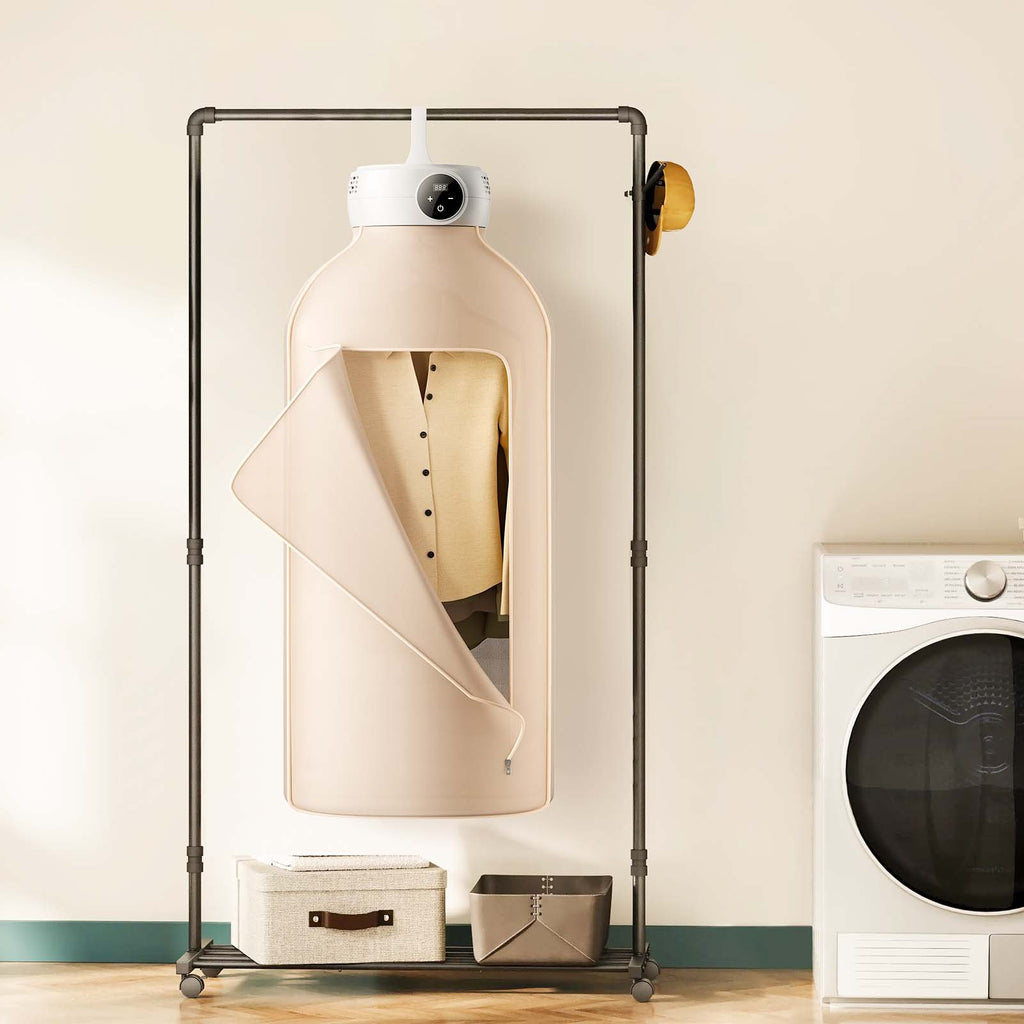 Portable clothes dryer with drying bag