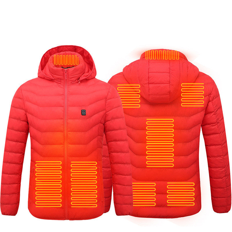 Men's USB heated jacket with removable hood – photo 13