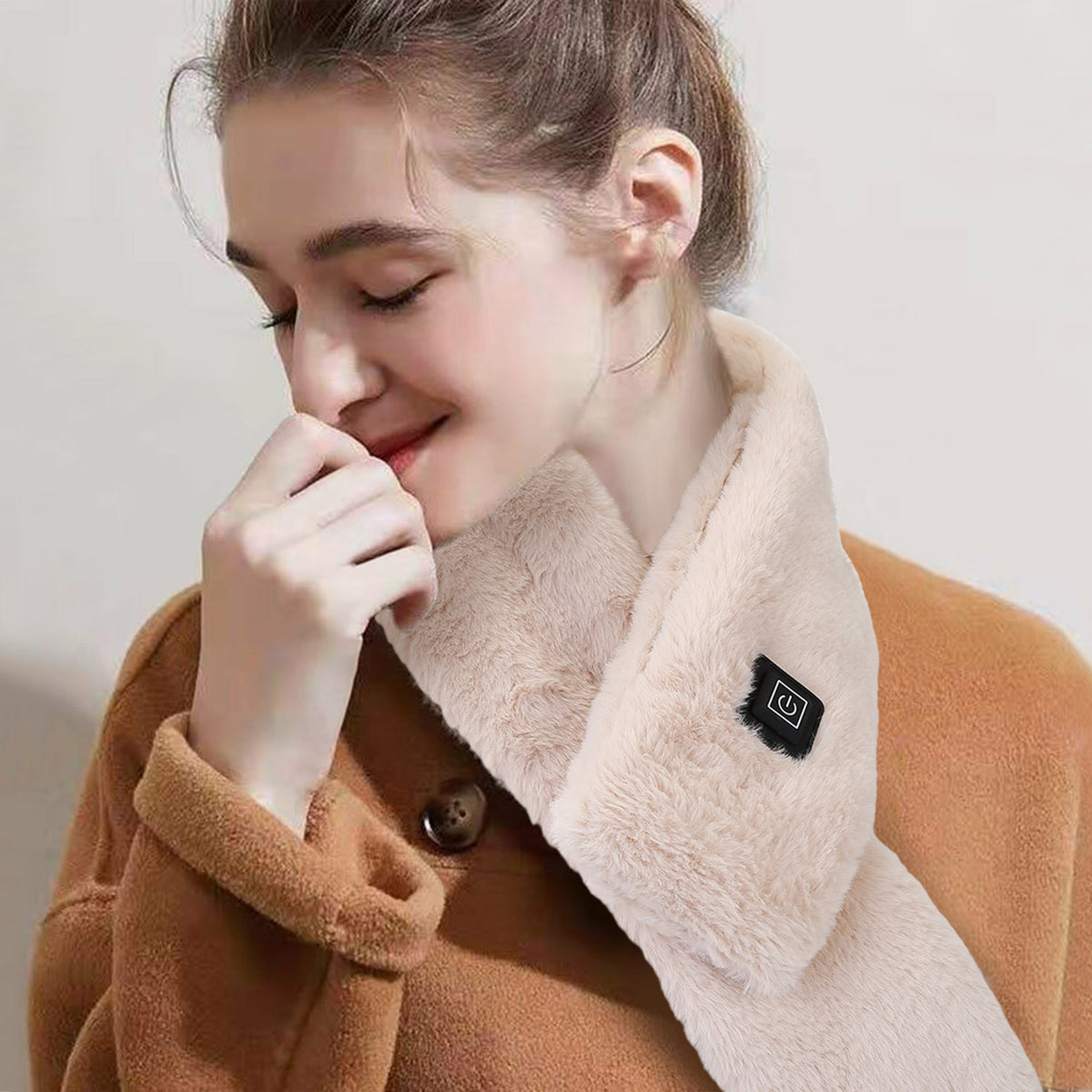 USB heated scarf with 3 heat settings – photo 6