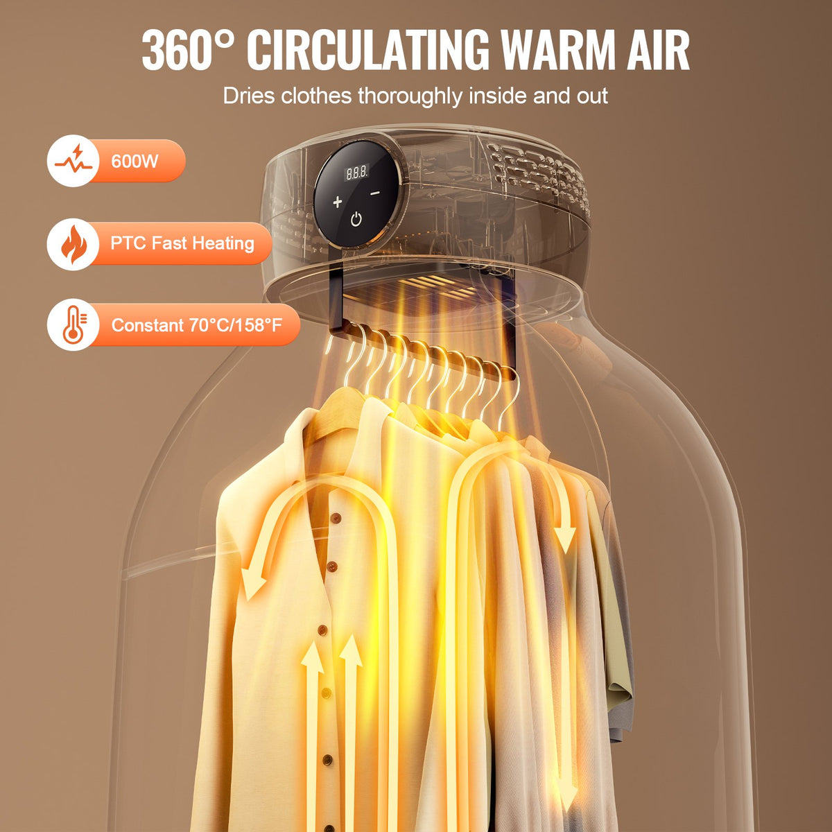 Portable clothes dryer with drying bag – photo 8