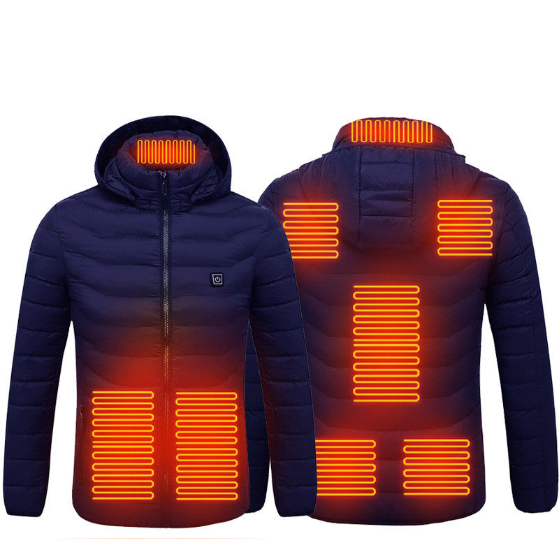 Men's USB heated jacket with removable hood – photo 24