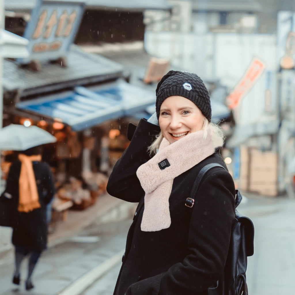 USB heated scarf with 3 heat settings – photo 10